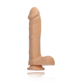 BALLS AND SUCTION CUP - FLESH - 8"